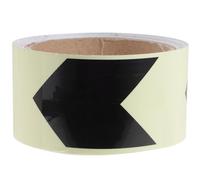 HEALEEP Ruban Indicateur de Direction Phosphorescent 5 Cm X 5 M, Bande Lumineuse Pvc Résistante aux Intempéries, Ruban Adhésif Fluorescent pour Guidage Intérieur et Extérieur,