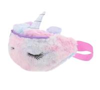 HEALEEP Sac Banane en Peluche Licorne pour Garçons et Filles, Multiples Manières de Porter Confortables, Style Dessin Animé pour Fêtes D'hiver, Tissu Peluche et Métal Plusieurs styles