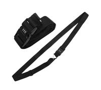 HEALEEP Sangle de Valise Croisée Réglable en Tissu Oxford Noir Serrure à Combinaison TSA, Ceinture Robuste pour Bagages Sécurisés, Accessoire de Voyage pour Valises Cabine et Soutes