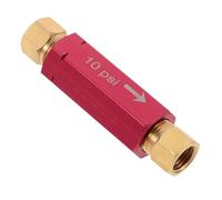 HEALEEP Soupape de Frein Résiduelle Réglable pour Voiture Performance Stable et Poids Léger en Métal 10 Psi pour Système de Freinage Fiable