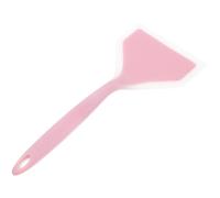 HEALEEP Spatule Cuisine Multifonction en Silicone Antiadhésive Grosse Taille, Résistance Haute Température, Couleur Rose Intégral, Spatule Portable pour Wok et Poêle, Ustensile Ménager