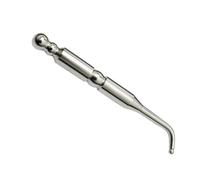 HEALEEP Stylo D'acupuncture Léger et Sûr Auriculaire en Acier Inoxydable Argenté avec Tête Ronde, Masseur Auriculaire pour Thérapie à Domicile