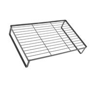 HEALEEP Support Cuisine Polyvalent pour Plaque à Induction et Cuisinière à Gaz, Étagère de Rangement Compacte en Métal Noir, Résistant la Chaleur, pour Organiser Ustensiles et Optimiser