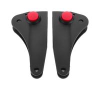 HEALEEP Support D'accoudoir Stabilité Améliorée en Plastique Noir et Structure Équilibrée pour Fauteuil Roulant Électrique et Manuel pour Réhabilitation à Domicile