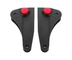 HEALEEP Support D'accoudoir Stabilité Améliorée en Plastique Noir et Structure Équilibrée pour Fauteuil Roulant Électrique et Manuel pour Réhabilitation à Domicile
