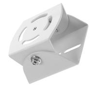 HEALEEP Support de Caméra Vidéo en Alliage D'aluminium Blanc, Joint 360° Réglable, Support Mural Épais Compatible Babyphone, Accessoire Sécurisé pour Installation Intérieure et Extérieure