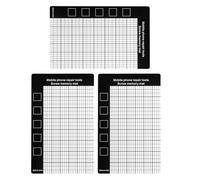 HEALEEP Tapis Magnétique pour Vis 3pcs Support Magnétique Polyvalent pour Réparation de Téléphone Tapis Portable pour Bricolage et Petites Vis