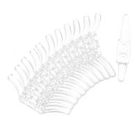 HEALEEP Taquets de Sécurité en Acrylique et Fer Installation Facile 12pcs Vis de Montage et Tube D'expansion pour Cordons de Stores pour Fenêtres et Rideaux
