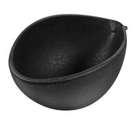 HEALEEP Tasse à Thé en Céramique Vintage 280 Ml Porte-thé Rétro pour Service à Thé Chinois et Maison Couleur Noire Uniforme