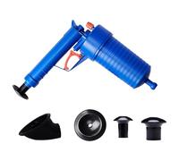 Healeved 1 Déboucheur de Toilettes Puissant Bleu Ventouse Robuste pour Salle de Bain et Évier Cuisine Outil de Débouchage à Vide Polyvalent Piston de Pompe à Vide Ergonomique