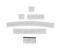 Healeved 1 ensemble d'accessoires de coiffure en forme de U, peignes ondulés, pinces en U, peignes en fil métallique, fixateurs de finition invisibles, supports de frange pour coiffure haute