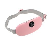 Healeved 1 ensemble de coussinets chauffants rechargeables pour soulager les règles - Ceinture chauffante portable pour la taille - Masseur abdominal avec vibrations et réchauffement rapide