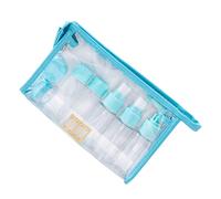 Healeved 1 Ensemble Flacon cosmétique d'huile bouteille de distribution cosmétique pulvérisation contenant de soins de la peau conteneurs de voyage Sky-blue