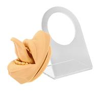 Healeved 1 Jeu Clou de langue modèle bijoux perçants modèle d'affichage de langue fausse bouche nez perçant pratique de perçage pour le perçage modèle de visage de bouche Gel de silice