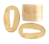 Healeved 1 Jeu de gardes de Rechange pour Sabre Japonais, Accessoires de réparation en métal pour Japonais, projets de Restauration Historique et Accessoires de Cosplay