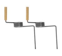 Healeved 1 jeu de ressorts de porte de séparation de réfrigérateur - Ressort de torsion en métal avec manchon en cuivre - Pièces de rechange pour réfrigérateur à portes françaises - Fil de 1,2