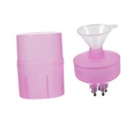 Healeved 1 Jeu Flacon Applicateur De Couleur De Cheveux Applicateur D'huile Pour Cuir Chevelu Flacon Applicateur Conique Flacon Compte-gouttes Applicateur Conique Rose Plastique