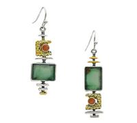 Healeved 1 Paire Boucles Oreilles Pendantes Turquoise pour Femmes Accessoires Oreilles Rétro Bijoux Originaux et Élégants Parfaits pour Toutes Occasions