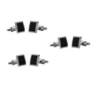 Healeved 1 Paire Boutons de Manchette Carrés pour Chemise Accessoires Élégants pour Hommes Idéaux pour et Occasions Spéciales de Boutons Manchettes de Style Français