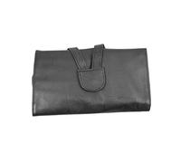 Healeved 1 Pc à Brosse Trousse de Maquillage pour Voyager Sacs organisateurs de Voyage Porte-Pinceau Organisateur cosmétique Porte-balais cosmétique Portable cosmétique PU Black