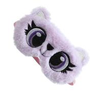 Healeved 1 Pc masque pour les yeux en peluche homme femmes oeil masque pour les yeux de dessin animé patch yeux bandeau yeux ombre à paupières endormie drôle de sommeil masques chiffon