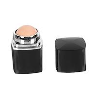Healeved 1 Pièce Boule absorbante d'huile pour le visage pierre vrai patin à roulettes castor contraction huileux ton masseur de visage portatif masseur facial rouleau de soin abdos Noir