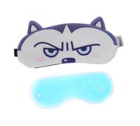 Healeved 1 Pièce compresse froide compresse chaude pour les yeux pour dormir bandeau de dessin animé cache-œil pratique sommeil aveugle Toile