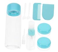 Healeved 10 1 Ensemble de bouteilles vides cosmétiques rechargeable contenants de voyage pour crèmes bouteille de distribution de voyage bouteilles de shampooing de voyage