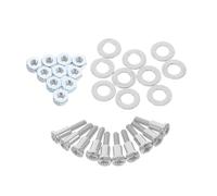 Healeved 10 Ensembles Metal Fixing Screws Nuts Gaskets Compatible With Wahl For Precise Trimmer Maintenance