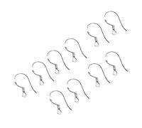 Healeved 10 Pièces Accessoires de crochet d'oreille en acier en acier pendant Boucles d'oreilles en sterling crochet boucle d'oreille crochets boucles d'oreilles