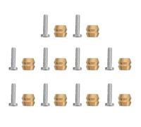 Healeved 10 Pièces Aiguilles et Inserts Olive pour Freins Hydrauliques VTT Connecteurs Durite Frein à Disque Outils Réparation Système Freinage Hydraulique Vélo Compatible Usage VTT et