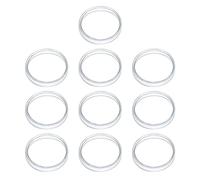 Healeved 10 Pièces Boîtes de Petri en Verre Rondes pour Culture Cellulaire, Résistantes la Chaleur la Corrosion, Design Délicat, pour Analyses Biologiques en Laboratoire