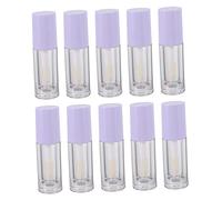 Healeved 10 Pièces bouteille de brillant à lèvres récipients avec couvercles condiment blush liquide tubes de brillant à lèvres vides bouteilles de Plastique Violet