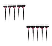 Healeved 10 Pièces brosse de couleur de cheveux hair charms hair toppers pinceau et bol de pour les cheveux fournitures de salon de coiffure brosse à cheveux pour cheveux