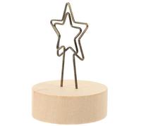 Healeved 10 Pièces Clip de Note Mémo Multifonction en Bois et Fer, Support Photo Créatif et Délicat pour Décoration de Table, Accessoire Photo Pratique et Élégant