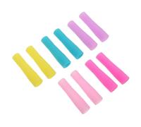 Healeved 10 Pièces Étuis de Protection en Silicone Colorés pour Pinces à Cuticules et Ciseaux, Manchons Spiralés Anti-chute Réutilisables, Accessoires de Manucure Hygiéniques et Sécurisés
