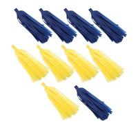Healeved 10 Pièces Guirlande à Pompons Papier Bannière à Franges Suspendues DIY Décoration Légère pour Fêtes et Anniversaires Ornement Polyvalent pour Événements Variés