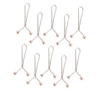 Healeved 10 Pièces Lot de Pinces Hijab Femme Acier U-forme Clips Écharpe Réglables pour Serrage et Maintien Foulards Accessoires Polyvalents pour Hijabs et Châles