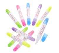 Healeved 10 pièces Lot de Stylos Nettoyants pour Vernis à Ongles Rechargeables Correcteur Précis pour Bordures Ongles Stylo Dissolvant Plastique pour Manucure et Pédicure à Domicile ou