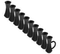 Healeved 10 Pièces Manchon de Protection Noir en Plastique pour Queue de Sèche-cheveux, Protège-cordon la Chaleur Excessive, pour Réparation et Coiffage à Domicile