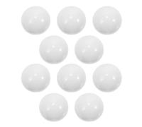 Healeved 10 Pièces Perles de Roulette Blanches en Acrylique pour Roue de 12 à 16 Pouces, Accessoires Solide pour Jeu de Groupe et Divertissement en Bar