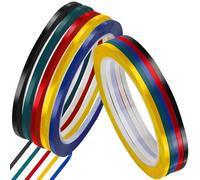 Healeved 10 Pièces Ruban de Marquage pour Tableau Blanc en Plastique Résistant la Chaleur la Corrosion, pour Bureaux et Laboratoires, Largeur 3 Mm Longueur 50 M