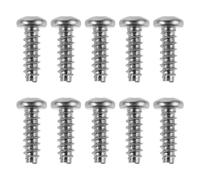 Healeved 10 vis de fixation pour tondeuse à cheveux - Vis de boîtier de tondeuse électrique - Pièces de rechange pour l'entretien de la à cheveux compatible avec Wahl 8504/1919 (Argent)