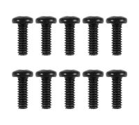 Healeved 10 vis de fixation pour tondeuse à cheveux - Vis de boîtier de tondeuse électrique - Pièces de rechange pour l'entretien de la à cheveux compatible avec Wahl 8504/1919 (Noir)