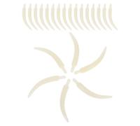 Healeved 100 Pièces Breloque Éléphant Blanc en Plastique 4cm pour Bijoux