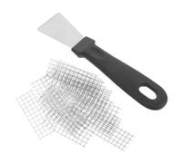 Healeved 100 Pièces Cache Trou Mur en Fer Argenté avec Grillage Fin pour Isolation des Reptiles et Souris, Solide et Facile à Installer en Extérieur sur Murs en Brique