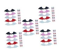 Healeved 100 Pièces Chauve pour DIY Décoration Cheveux Vêtements Sacs Accessoires Halloween Mix Color
