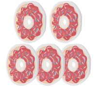 Healeved 100 Pièces Lot de Serviettes en Papier Jetables Décoratives à Motif Donuts Irréguliers, Style Adorable et Créatif, pour Fêtes D'anniversaire et Usage Domestique