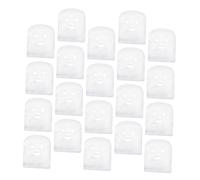 Healeved 100 pièces Masques Visage Gaz Facial Pré-découpés pour Soins Esthétiques Spa Blanc 100 pcs