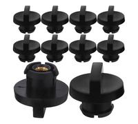 Healeved 10pcs Vis et Écrou de Blocage de Filtre à Air pour Tronçonneuse à Essence, Boutons de Fixation Rapide, Capuchon en Plastique, Ensemble Compatible avec Travail Forestier en Plein